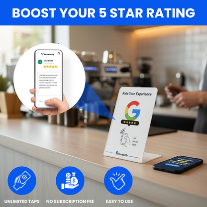 Reviewtify™ Google NFC Review Stand