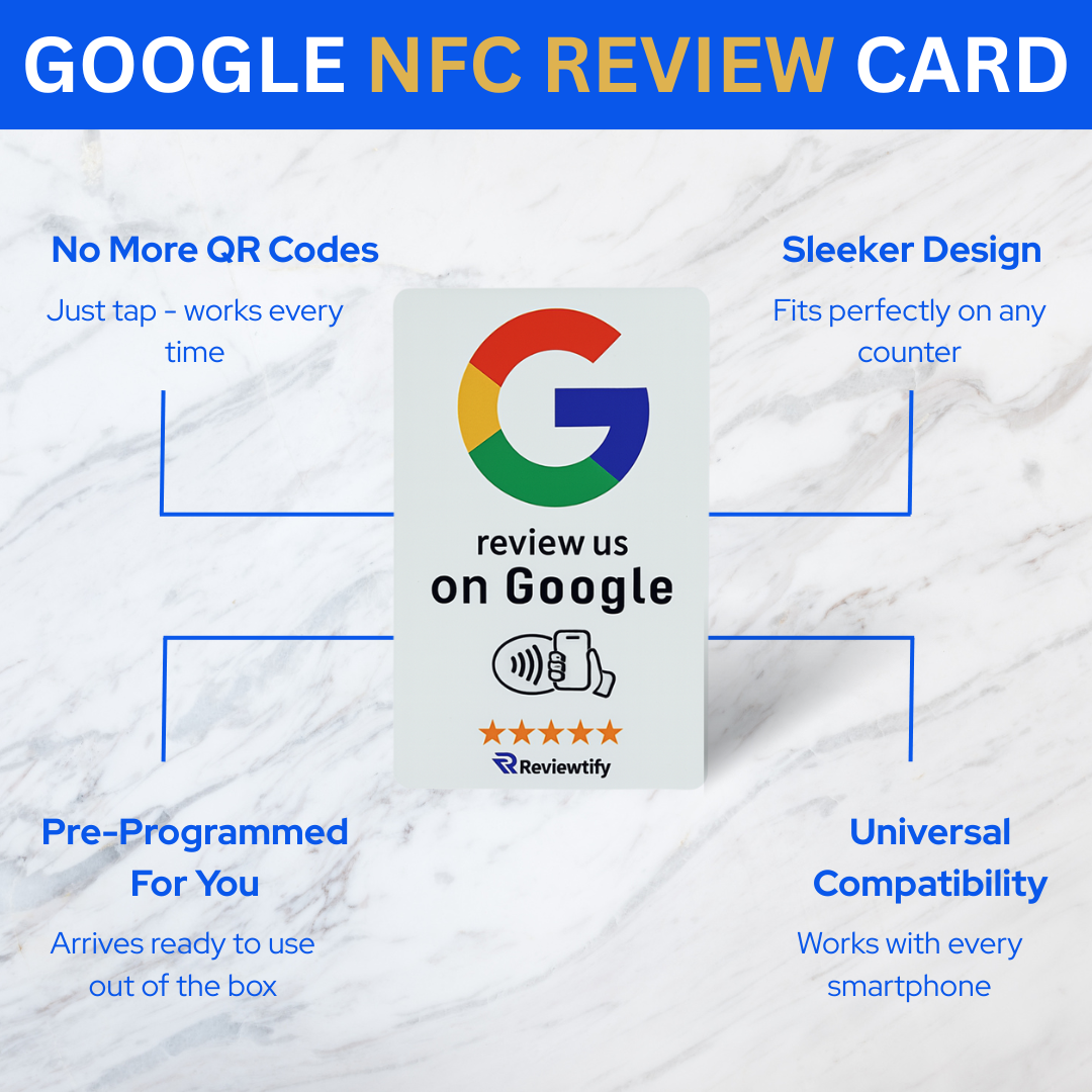 Reviewtify™ NFC Google Review Card