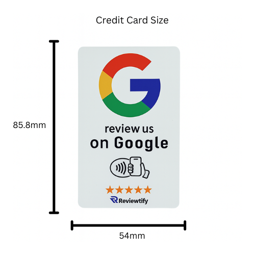 Reviewtify™ NFC Google Review Card