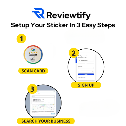 Reviewtify™ Google NFC Review Stickers