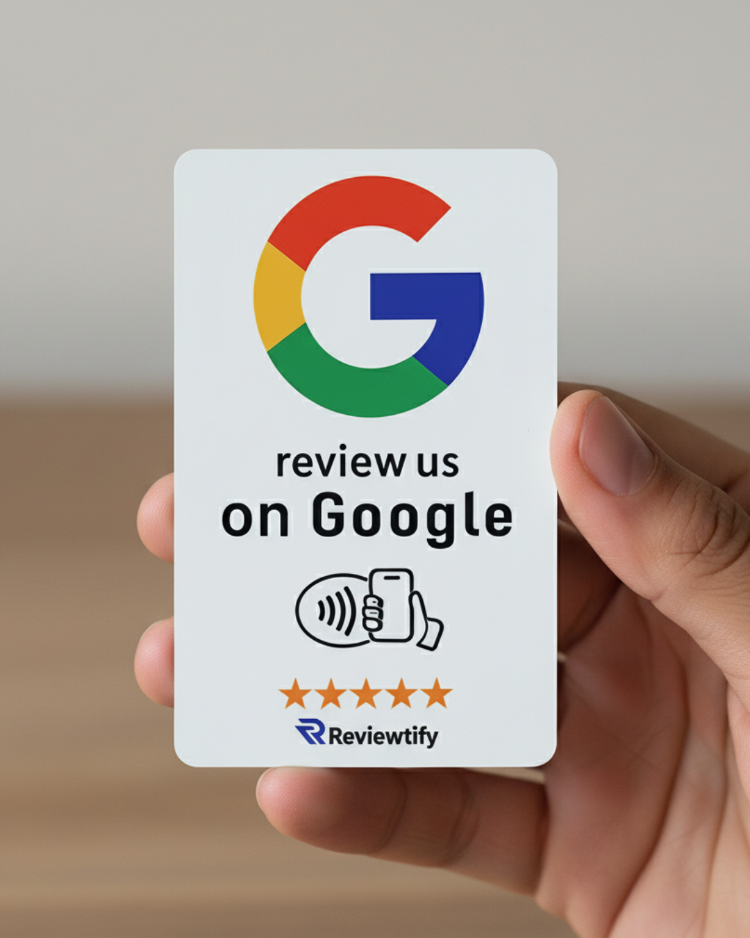 Reviewtify™ NFC Google Review Card