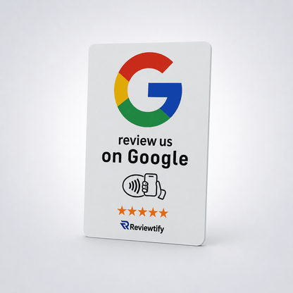 Reviewtify™ NFC Google Review Card Reviewtify