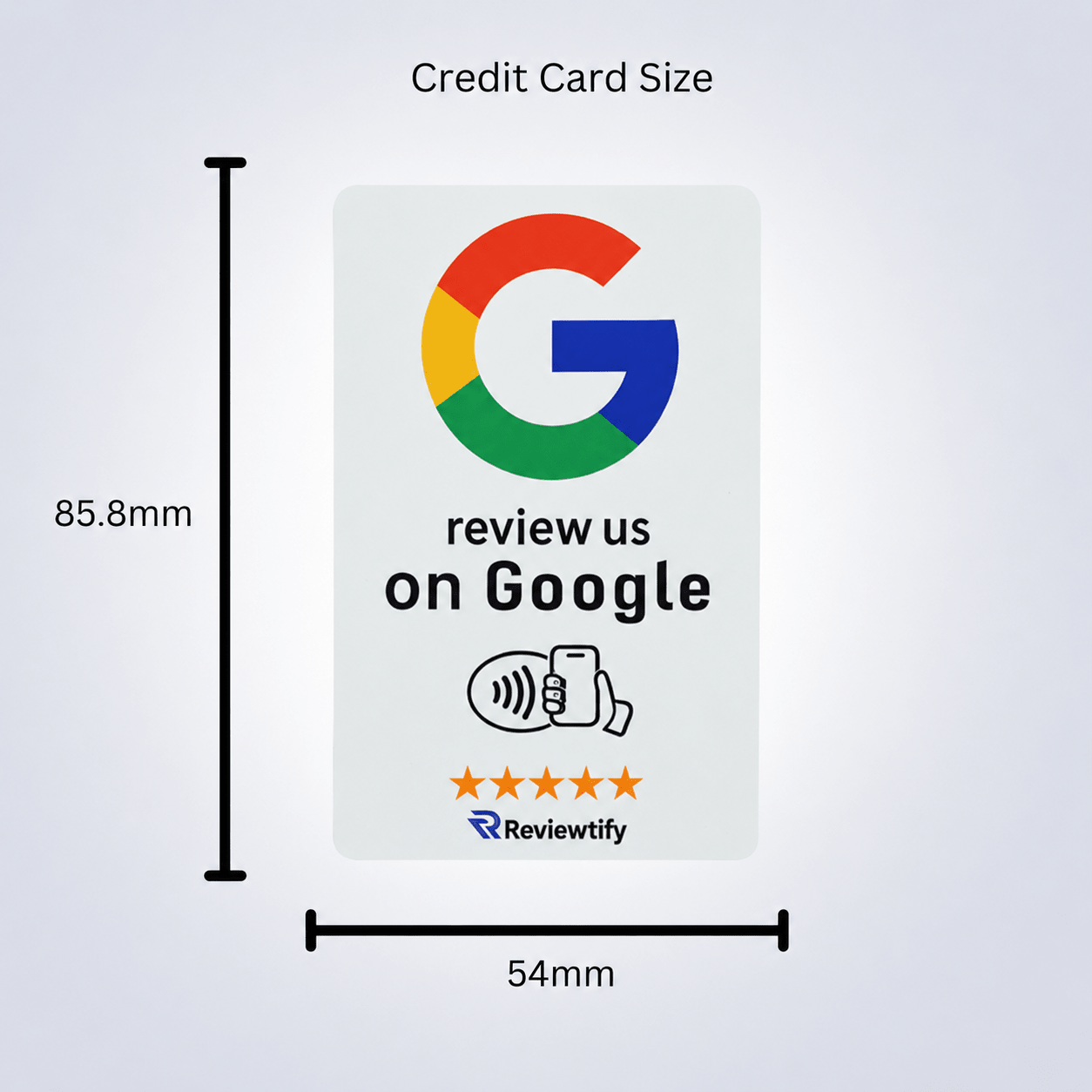 Reviewtify™ NFC Google Review Card Reviewtify