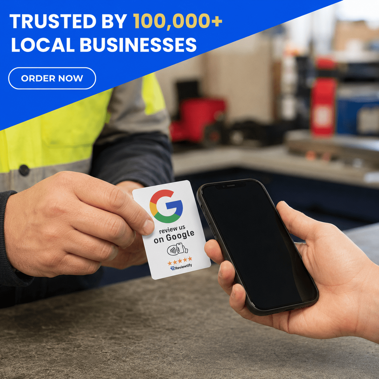 Reviewtify™ NFC Google Review Card Reviewtify