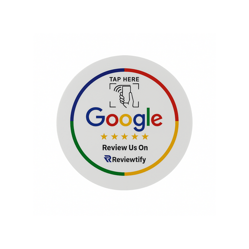 Reviewtify™ NFC Google Review Plaque Reviewtify