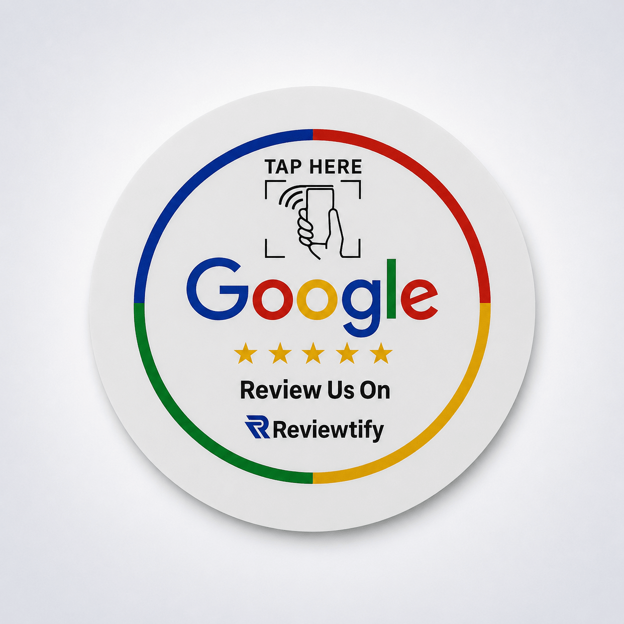 NFC Google review plate by Reviewtify