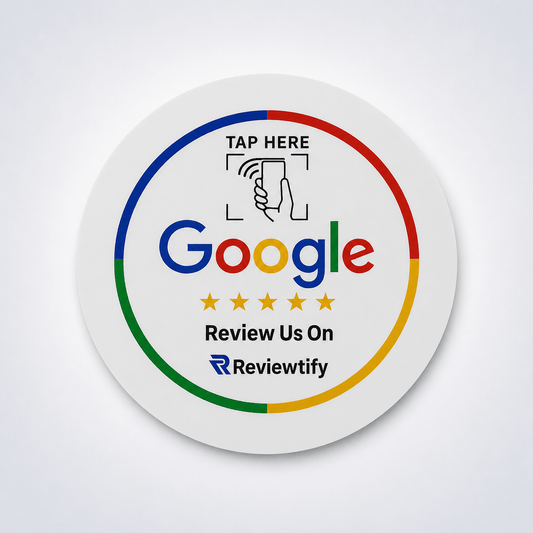 NFC Google review plate by Reviewtify