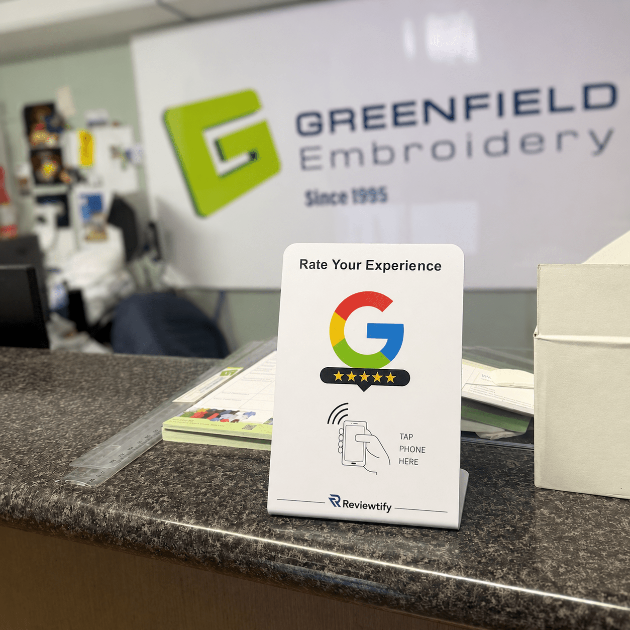 Reviewtify™ NFC Google Review Stand Reviewtify